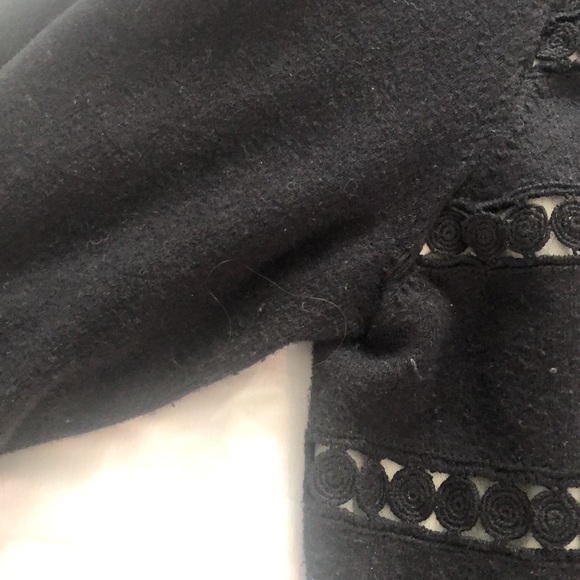 Anthropologie-Angel of the North-Black and Cream Twofer 3/4 Sleeve Sweater—Large - Picture 5 of 13